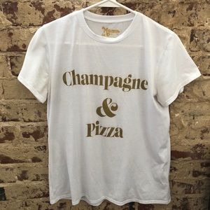 Champagne & pizza tee by show me your mumu